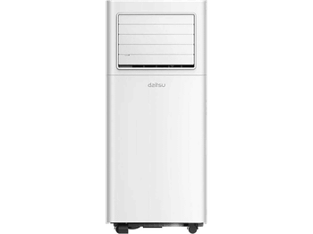 Aire acondicionado portátil - Daitsu APD-09FX, 2150 fg/h, Velocidad de Ventilador Ajustable, Flujo 320 m³/h, Deshumidificador, Blanco