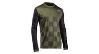 maillot de manga larga northwave sharp verde negro