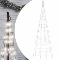 arbol de navidad 550 led blanco frio 300 cm vidaxl