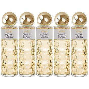Pack De 5 Eau De Parfum Mujer Saphir Moon 200 Ml