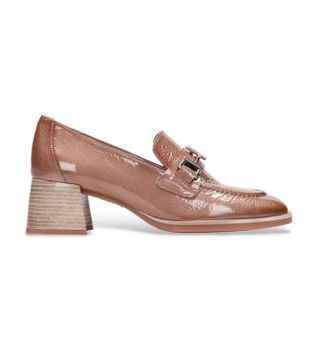 Hispanitas para mujer. HI243590 Mocasines de Piel Al marrón (35), 3 a 5cm, Ninguno, Casual