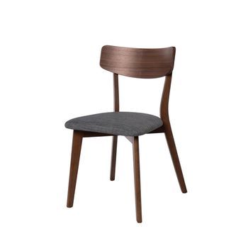Dudeco Silla Porto Santo De Nogal Gris Oscuro