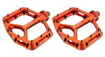 Pedales planos race face atlas naranja