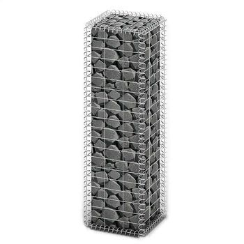 Cesta Para Muro De Gaviones | Gavión Para Piedras | Gavión Decorativo De Alambre Galvanizado 100x30x30 Cm Cfw363272