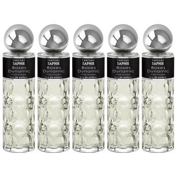 Pack De 5 Eau De Parfum Hombre Saphir Boxes Dynamic 200 Ml
