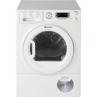 hotpoint tumble dryer ultima sutcd97b6pm condenser  - white white