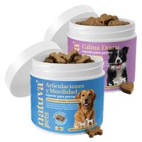 condroprotector para perros  calma natural - pack movimiento  calma natuva pets 240 masticables - articulaciones movilidad y bienestar - glucosamina condroitina msm y l-triptofano