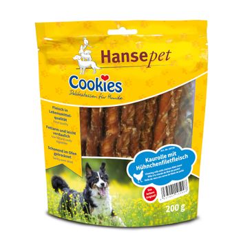 Cookies Delikatess Chew Rolls with Chicken Fillet Strips - 200g