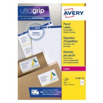 Avery Shipping Labels 200x143mm L7168-100 2 p/sheet PK200