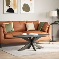 pata de mesapierna de mesa centro forma de arana antracita 98x58x42-43 cm cfw8780782