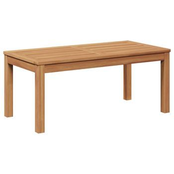 Mesa Marrón 95 X 45 X 40 Cm Madera De Teca Maciza