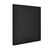 cabecero de tela aqualine liso hasta el suelo 95x120cm camas 90 - negro