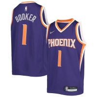 camiseta devin booker phoenix suns icon edition swingman junior