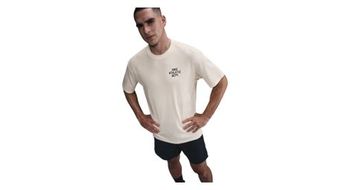 Maillot de manga corta nike beige para hombre