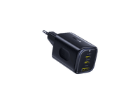 cargador de pared - baseus picogo carga rapida simultanea tipo c y usb 67w universal negro
