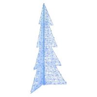 arbol de navidad 240 led azul 180 cm acrilico vidaxl