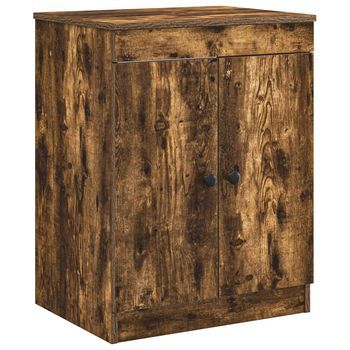 Mueble De Cuarto De Baño Roble Ahumado 54 X 41 X 70 Cm Vidaxl