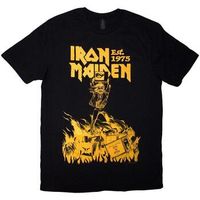 iron maiden camiseta manga larga est 1975 holy ske para mujer