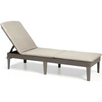 tumbona jaipur de 4 posiciones con cojan - capuchino algon