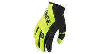 guantes largos o neal element racewear negro amarillo fluorescente