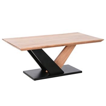 Mesa Centro Acacia Metal 115x60x45