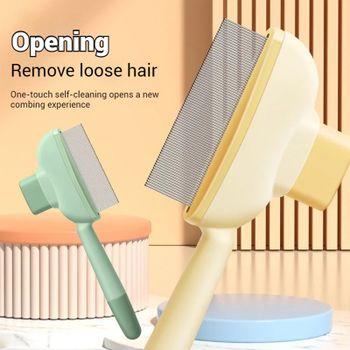 Cepillo para el Cuidado del Pelo de Mascotas, Elimina Eficazmente el Pelo Suelto, Herramienta de Limpieza para Mascotas para Eliminar el Pelo y Bañar