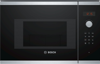HORNO MICROONDAS INTEGRABLE BOSCH BEL523MS0 20 LITROS CON GRILL CRISTAL NEGRO