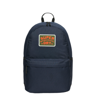 Superdry para mujer. W9110383A Mochila con parches Montana marino (OSFA), Casual, Poliéster
