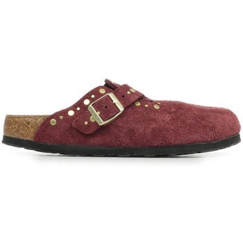 BIRKENSTOCK Pantuflas Boston Suede Rivets Border para mujer