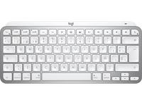 teclado inalambrico - logitech mx keys mini para apple macwindows bluetooth retroiluminacion botones easy-switch usb-c carga rapida gris