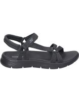 sandalias skechers 141451-bbk negro para mujer 39