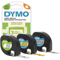 pack 3 papel plastico y metal