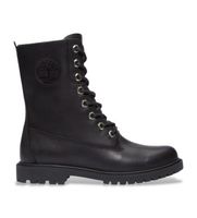 timberland para mujer tb0a43mxw021 botas impermeables 8-inch de piel negro 39 plano cremallera casual