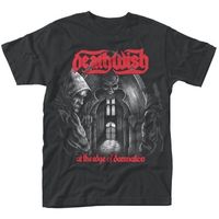 deathwish camiseta at the edge of damnation para hombre