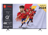 reacondicionado seminuevo muy bueno tv qled 75 - tcl 75c655 uhd 4k aipq pro qledpro dolby vision y atmos hdr10 negro