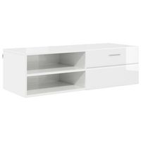 armario de madera 1005 x 39 x 30 cm brillante vidaxl