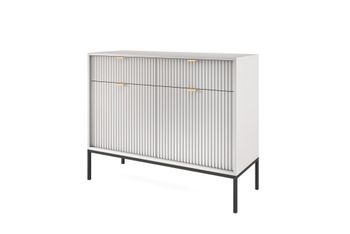 Aparador gris 104 x 39 x 83 cm