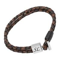 pulsera de cuero de alta calidad vintage marron