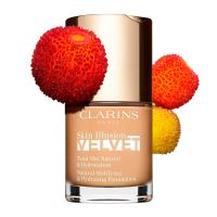 clarins bases maquillaje skin illusion velvet maquillaje serum acabado mate