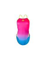 banador de natacion aqua sphere essential diamond back adj multicoramarillo mujer