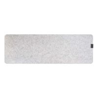 phoenix sizigia alfombrilla gaming premium de fieltro gris claro 90x30cm