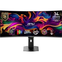 monitor msi mpg 341cqrde qd-oled 34 ultrawide quad hd 360hz qd-oled curvo ajuste altura