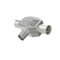 divisor de senal coaxial hama 205237 4-1000 mhz 3 conexiones blindado gris