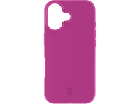 funda movil - cellularline sensation para apple iphone 17 soft-touch silicona microfibra rosa