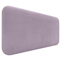 dhome cabecero tapizado en terciopelo liso redondeado para pared acusticos cabeceros absorbentes cabezal cama dormitorio salmon 95cm