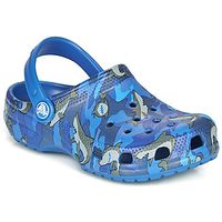 crocs zuecos classic shark clog para nino