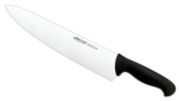 Cuchillo cocinero de acero inoxidable nitrum de 300 mm mango negro