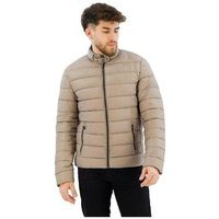 superdry abrigo de plumas doudoune beige ajustee para hombre