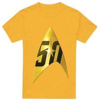 star trek camiseta 50th anniversary delta para hombre