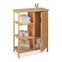 mueble de bano de bambu natural